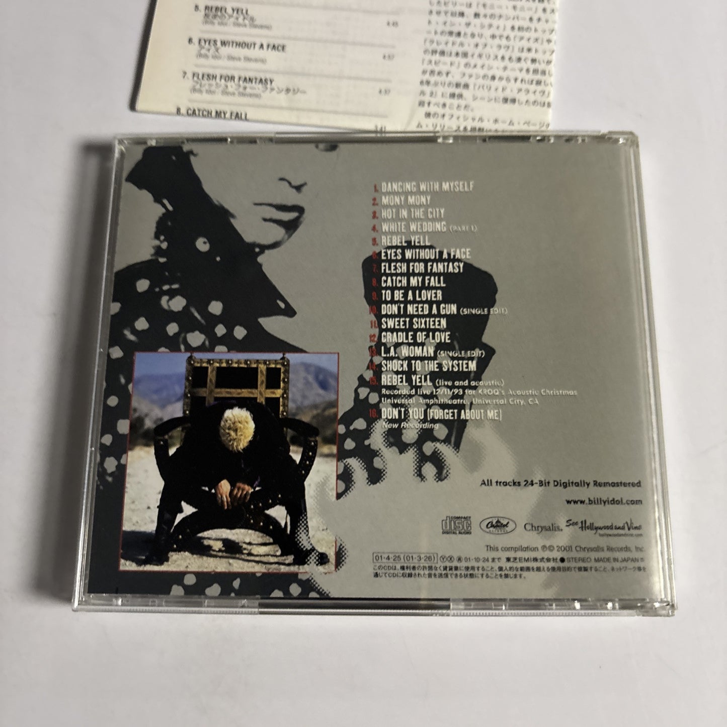 Billy Idol – Greatest Hits (CD, 2001) Japan TOCP-65692