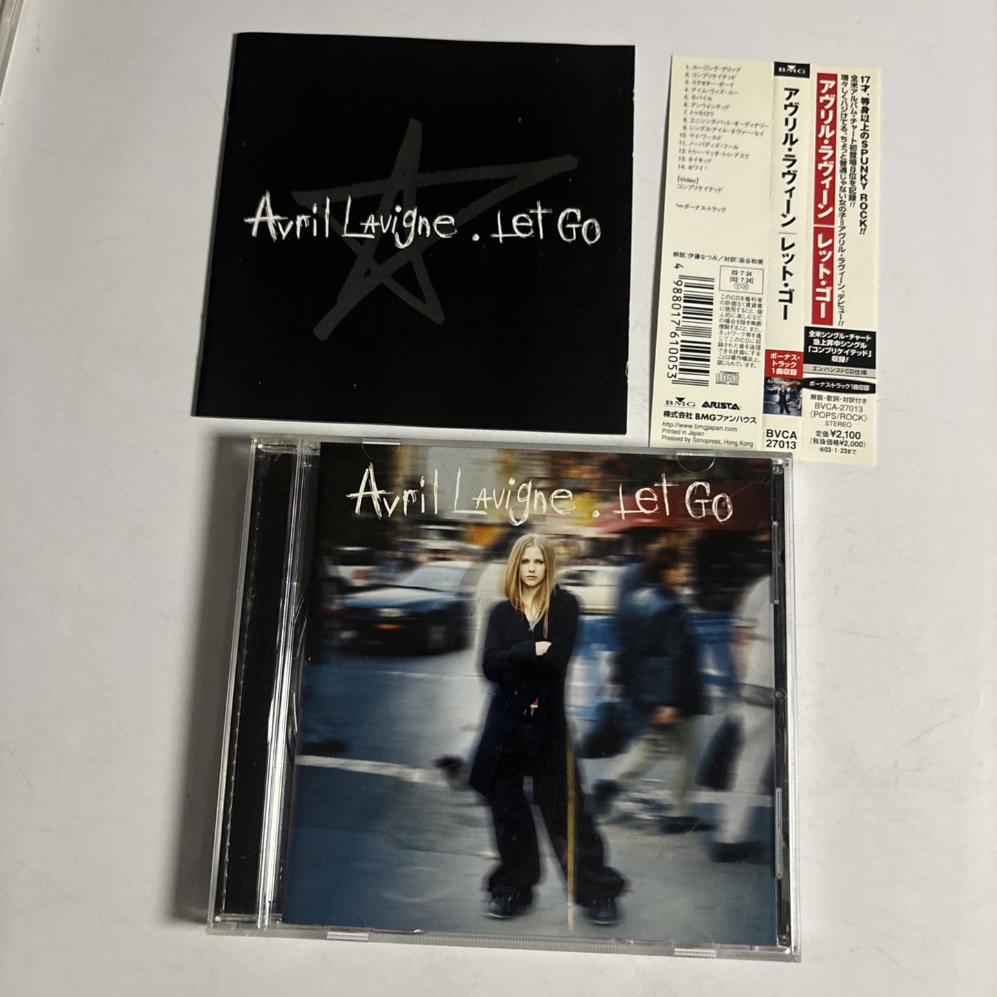 Avril Lavigne – Let Go (CD, 2002) Japan Bonus Track, obi BVCA-27013