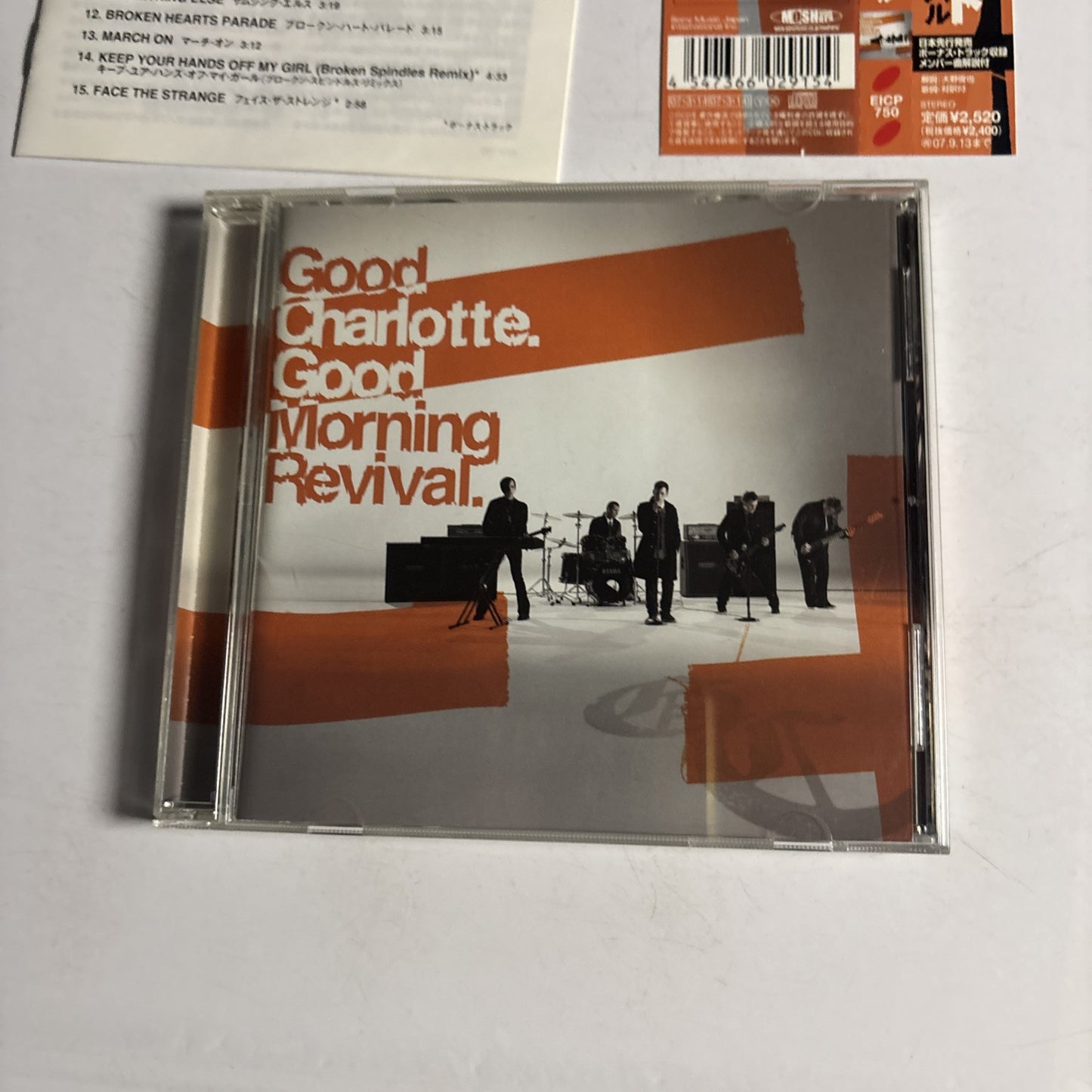 Good Charlotte – Good Morning Revival (CD, 2007) Japan Bonus Track, obi EICP 750