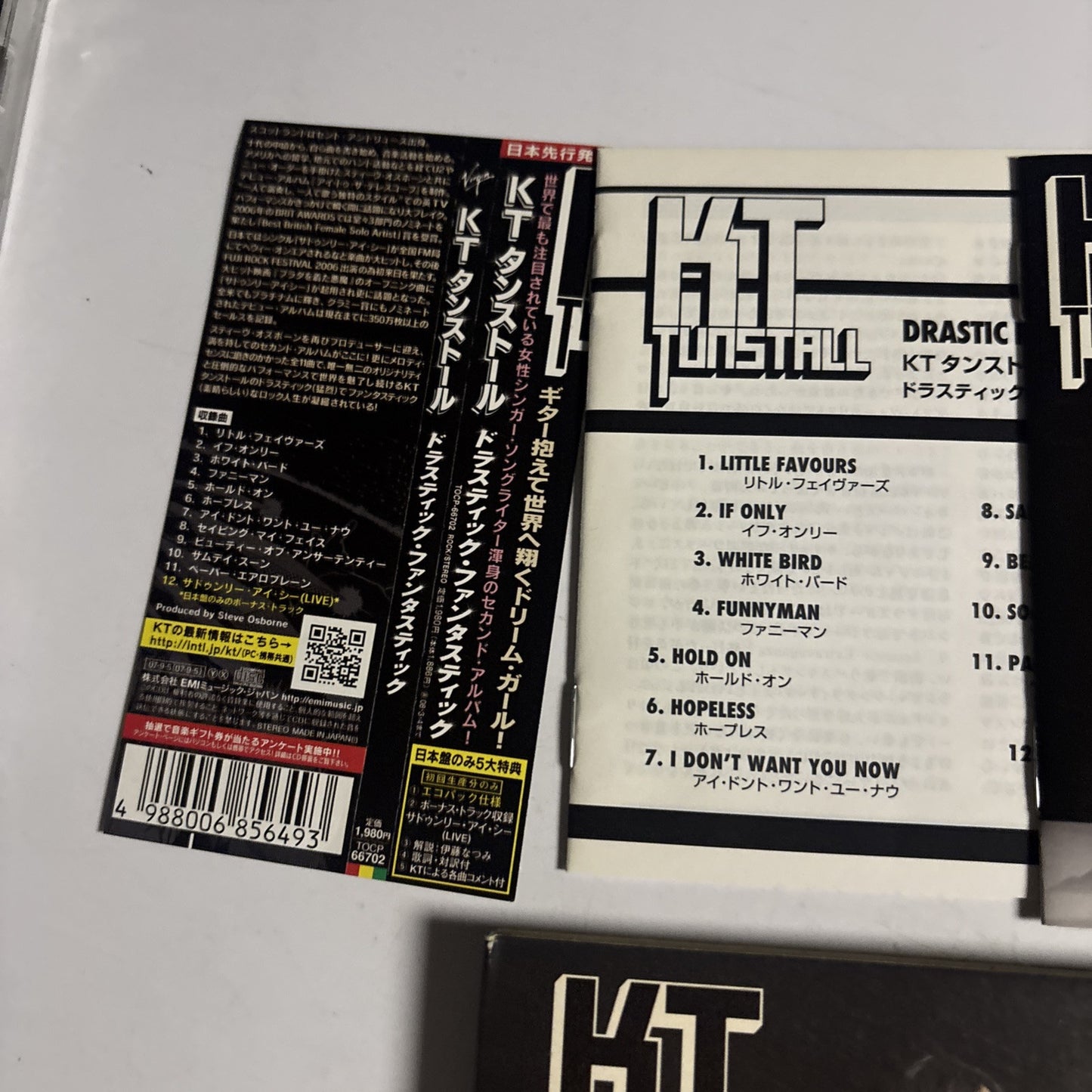 KT Tunstall – Drastic Fantastic (CD, 2007) Japan Bonus Track obi  Digipak