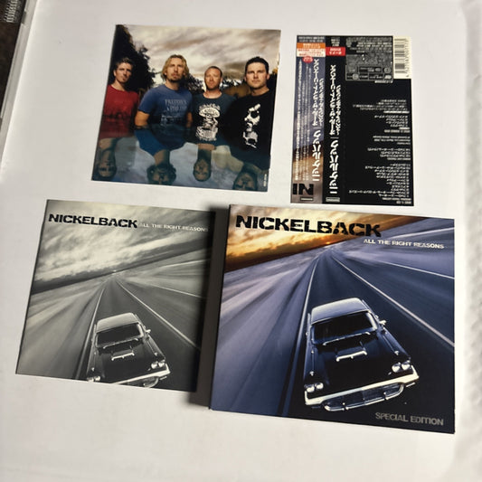 Nickelback – All The Right Reasons (CD + DVD, 2007 2-Disc) Japan obi DVD Digipak