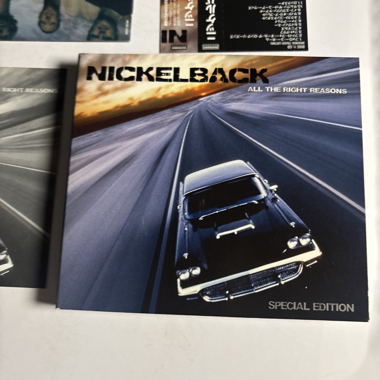 Nickelback – All The Right Reasons (CD + DVD, 2007 2-Disc) Japan obi DVD Digipak