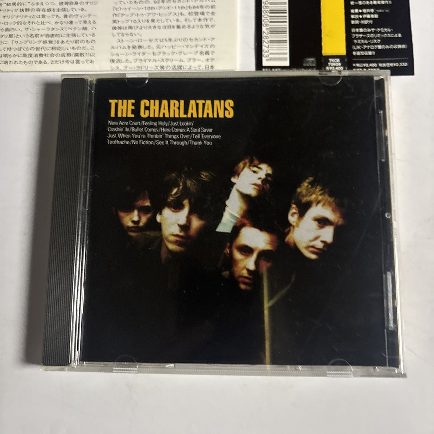 The Charlatans – The Charlatans (CD, 1995) Japan Bonus Track, obi TKCB-70609