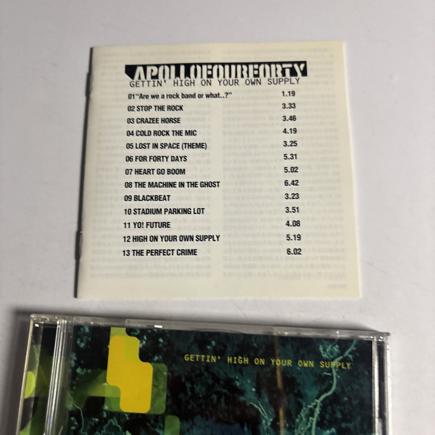 Apollo Four Forty – Gettin' High On Your Own Supply (CD, 1999) Japan ESCA 8055