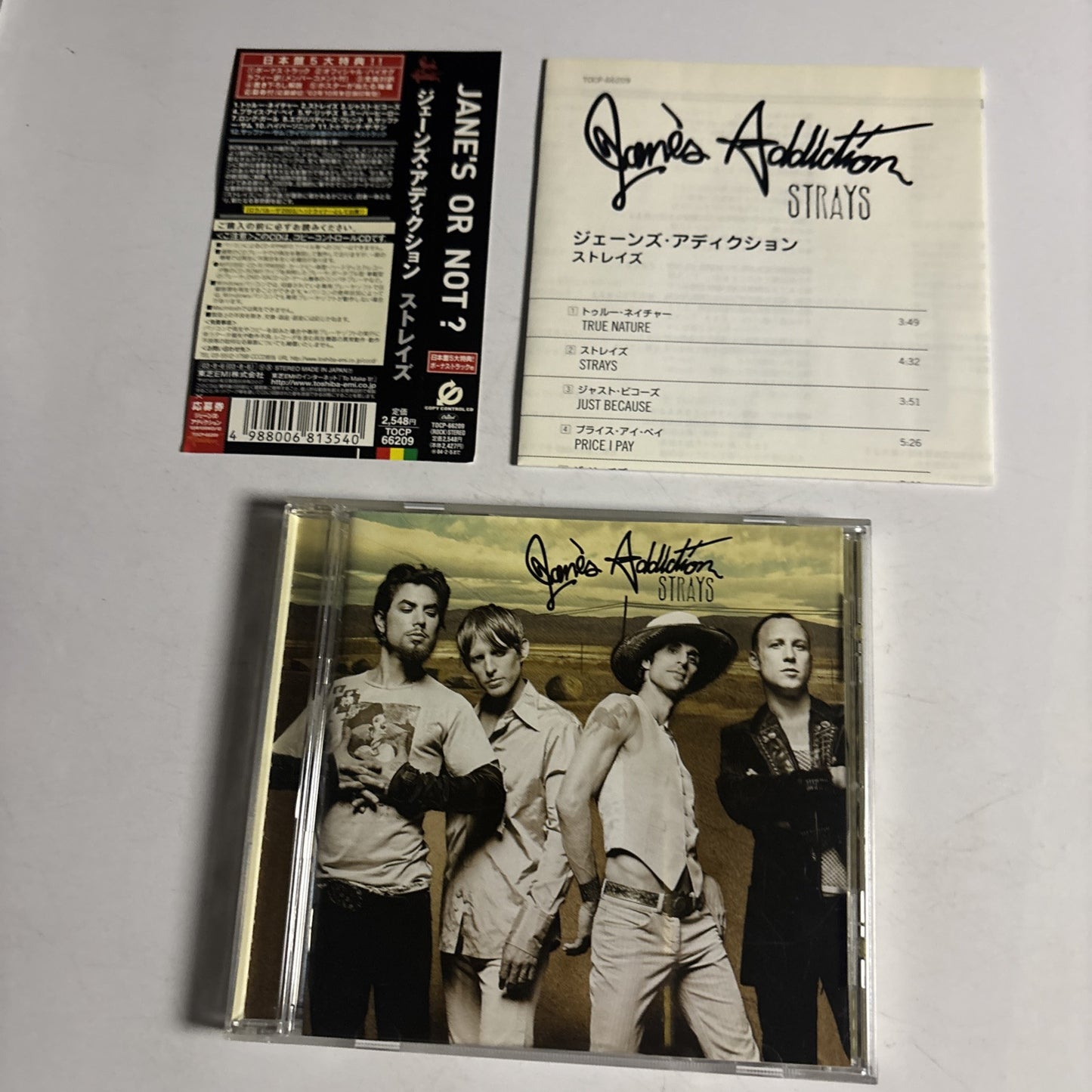 Jane's Addiction – Strays (CD, 2003) Japan Bonus Track, obi TOCP-66209