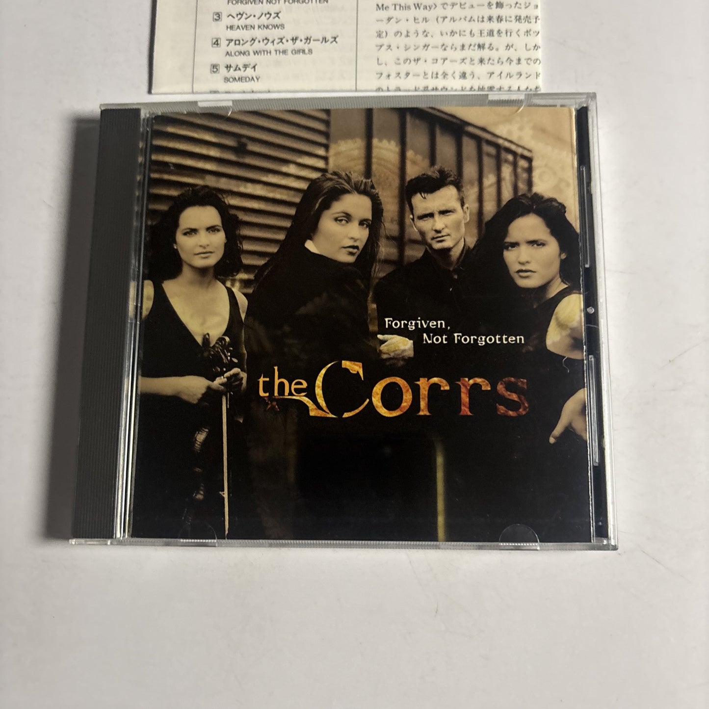 The Corrs – Forgiven, Not Forgotten (CD, 1995) Japan Bonus Track AMCY-913