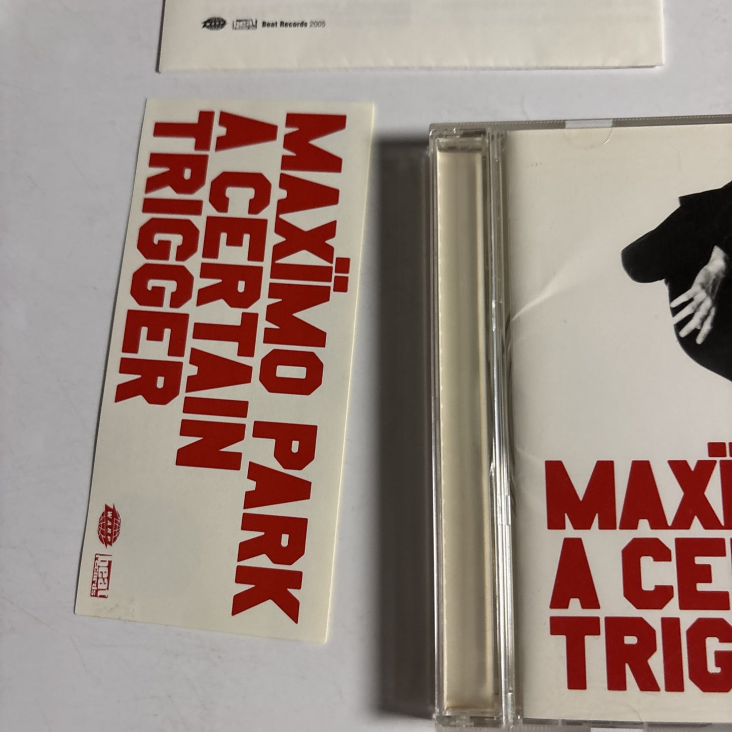 Maxïmo Park – A Certain Trigger (CD, 2005) Sticker, Japan Bonus Track, obi