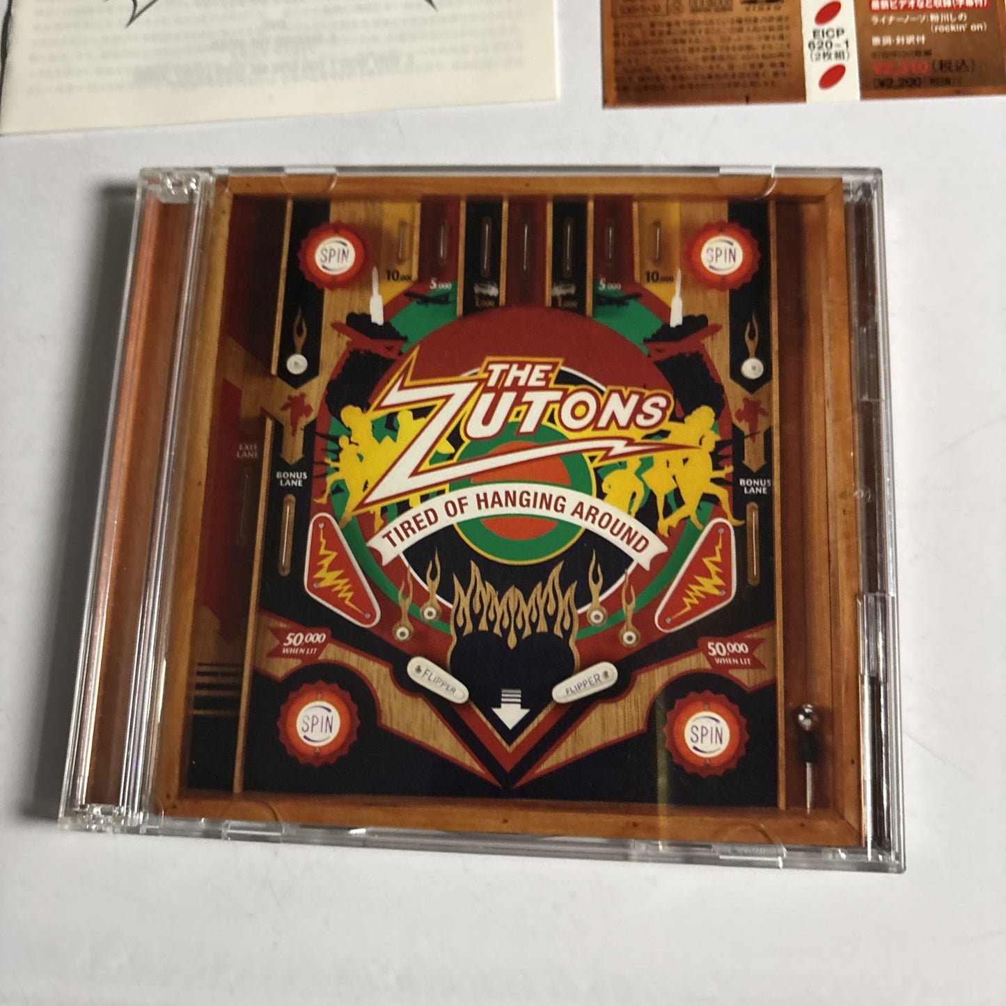 The Zutons – Tired Of Hanging Around (CD + DVD, 2006) Japan Bonus Track, obi