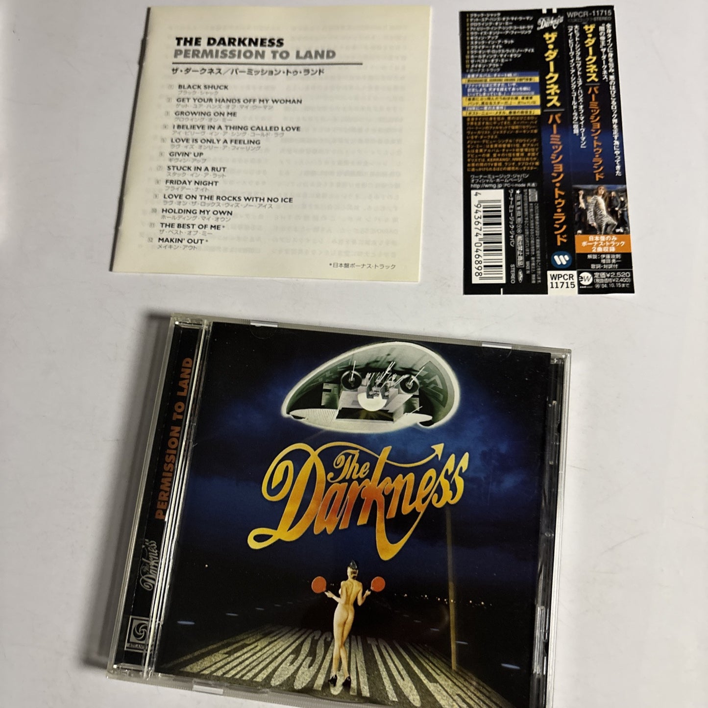 The Darkness – Permission To Land (CD, 2003) Japan obi  WPCR-11715