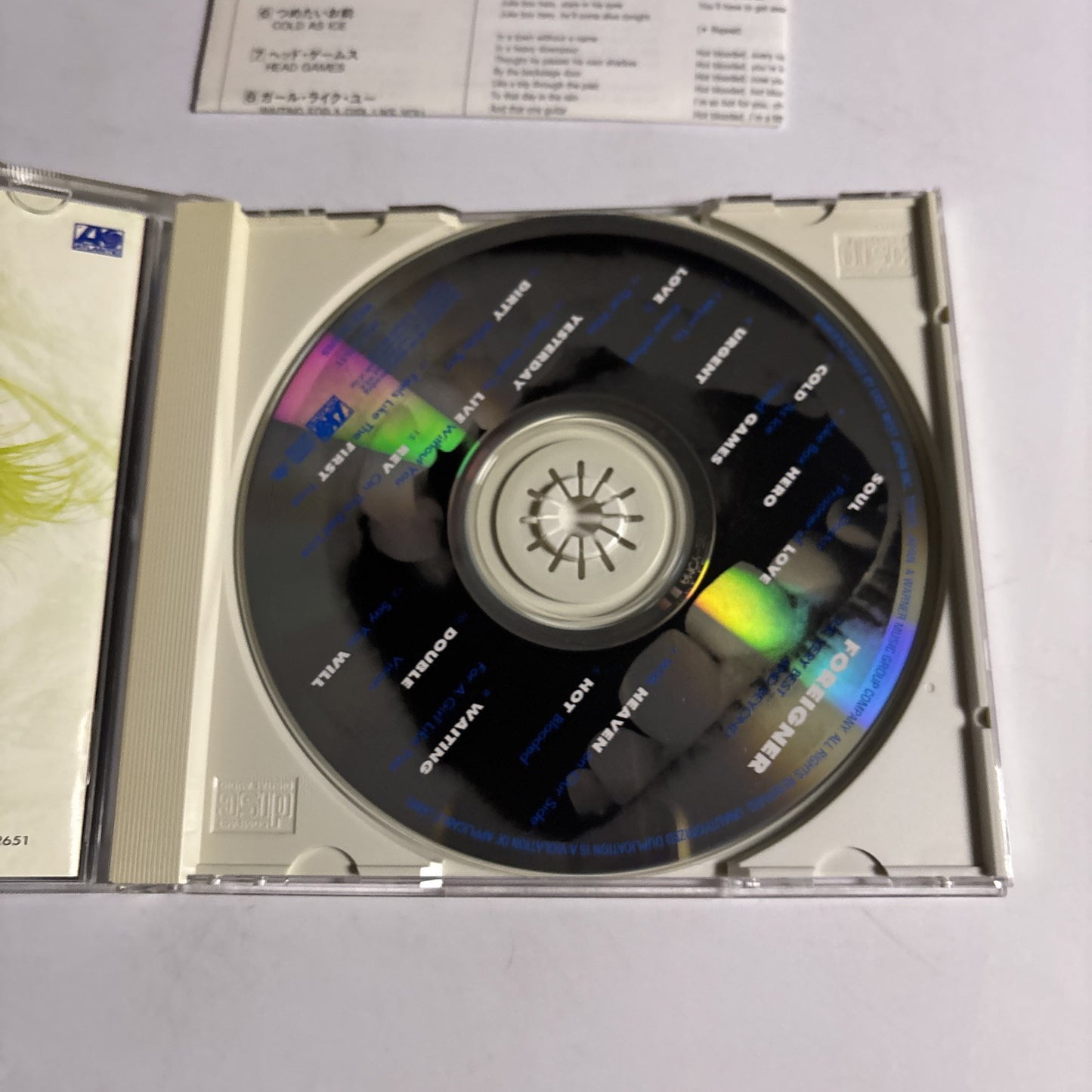 Foreigner – The Very Best...And Beyond (CD, 1998) Japan AMCY-2651