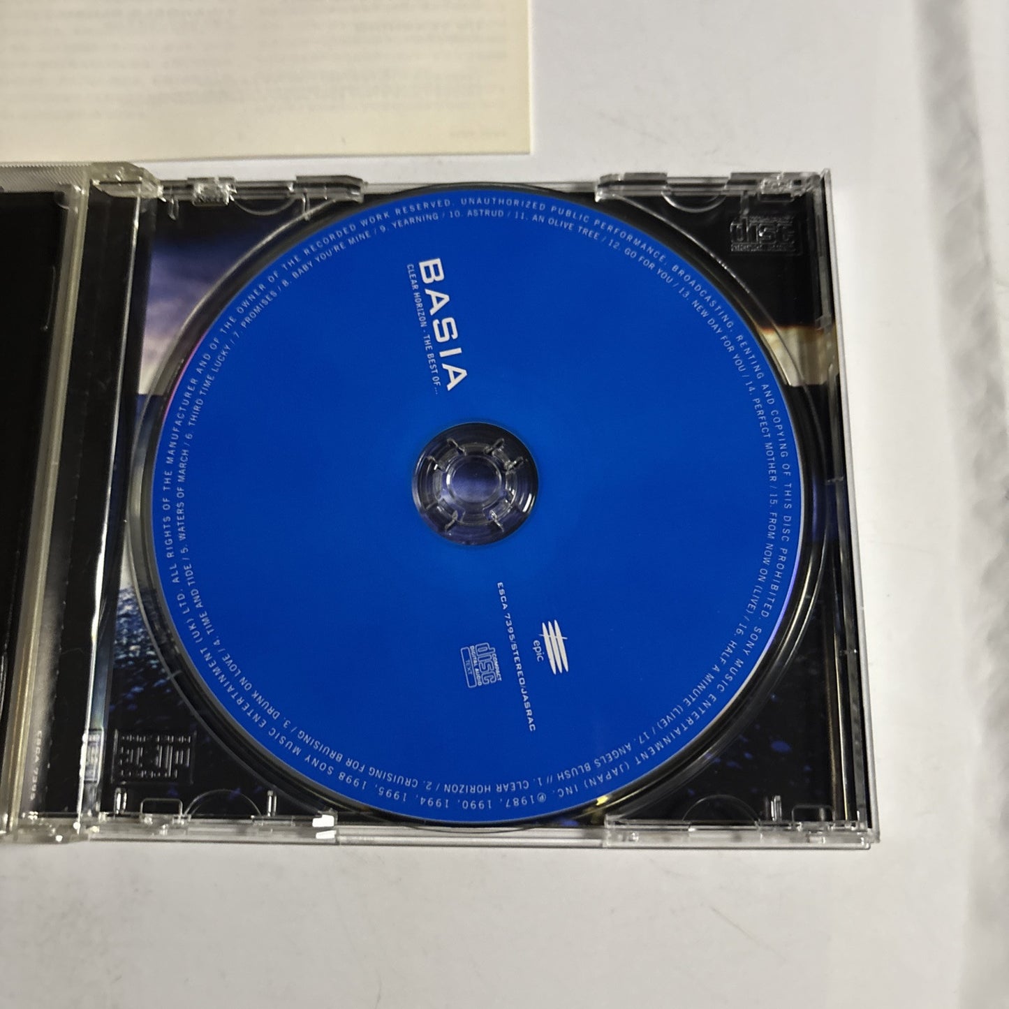 Basia – Clear Horizon: The Best Of Basia (CD, 1998) Japan ESCA 7395