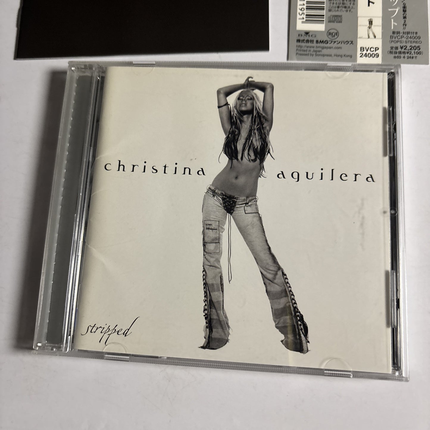 Christina Aguilera – Stripped (CD, 2002) Japan obi BVCP-24009