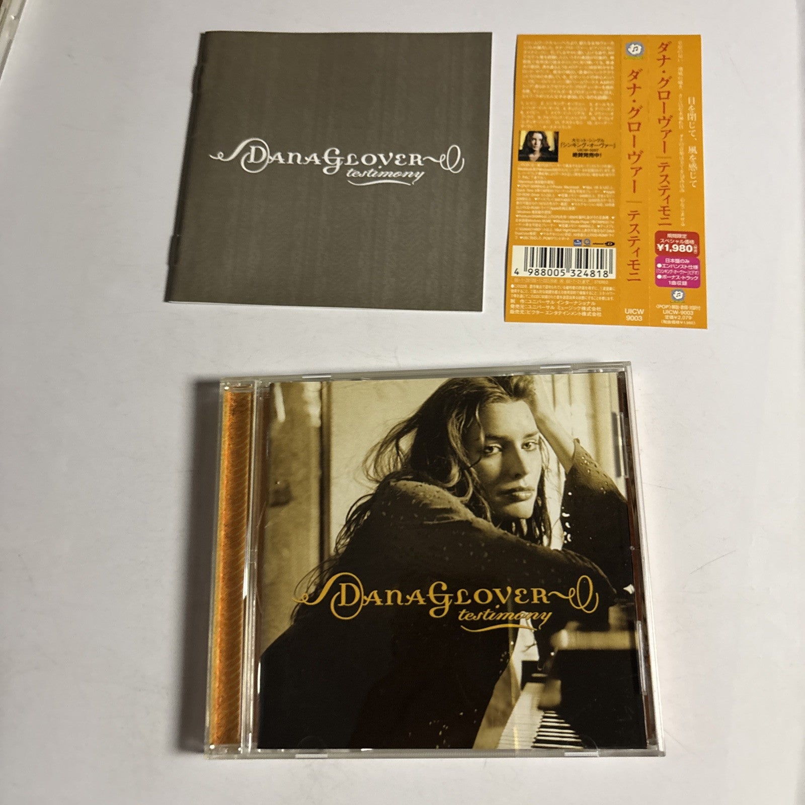 Dana Glover – Testimony (CD, 2003) Japan Bonus Track, obi UICW-9003 ...