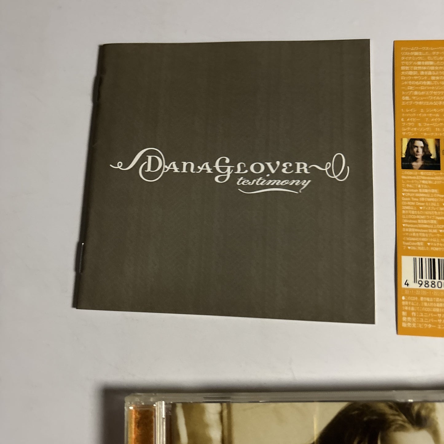 Dana Glover – Testimony (CD, 2003) Japan Bonus Track, obi UICW-9003