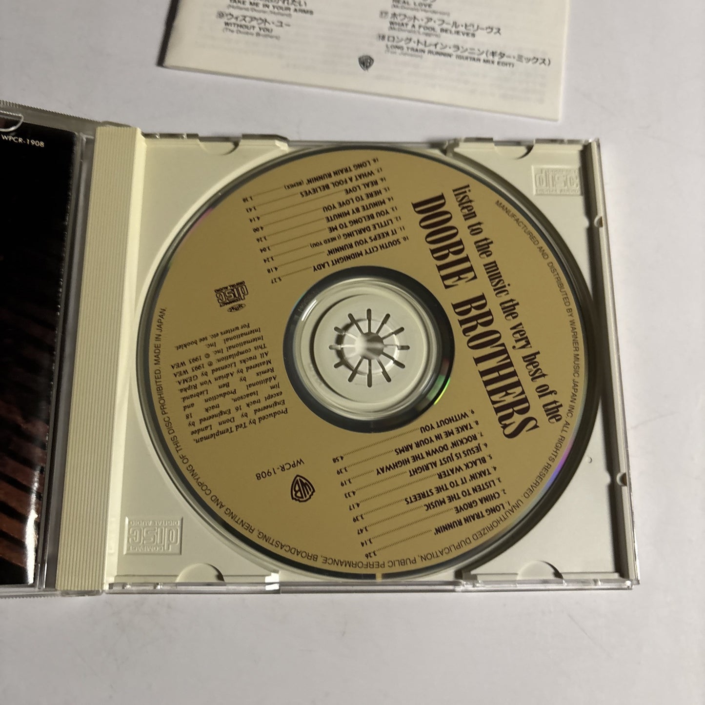 Listen To The Music: The Very Best Of The Doobie Brothers (CD, 1998) Japan