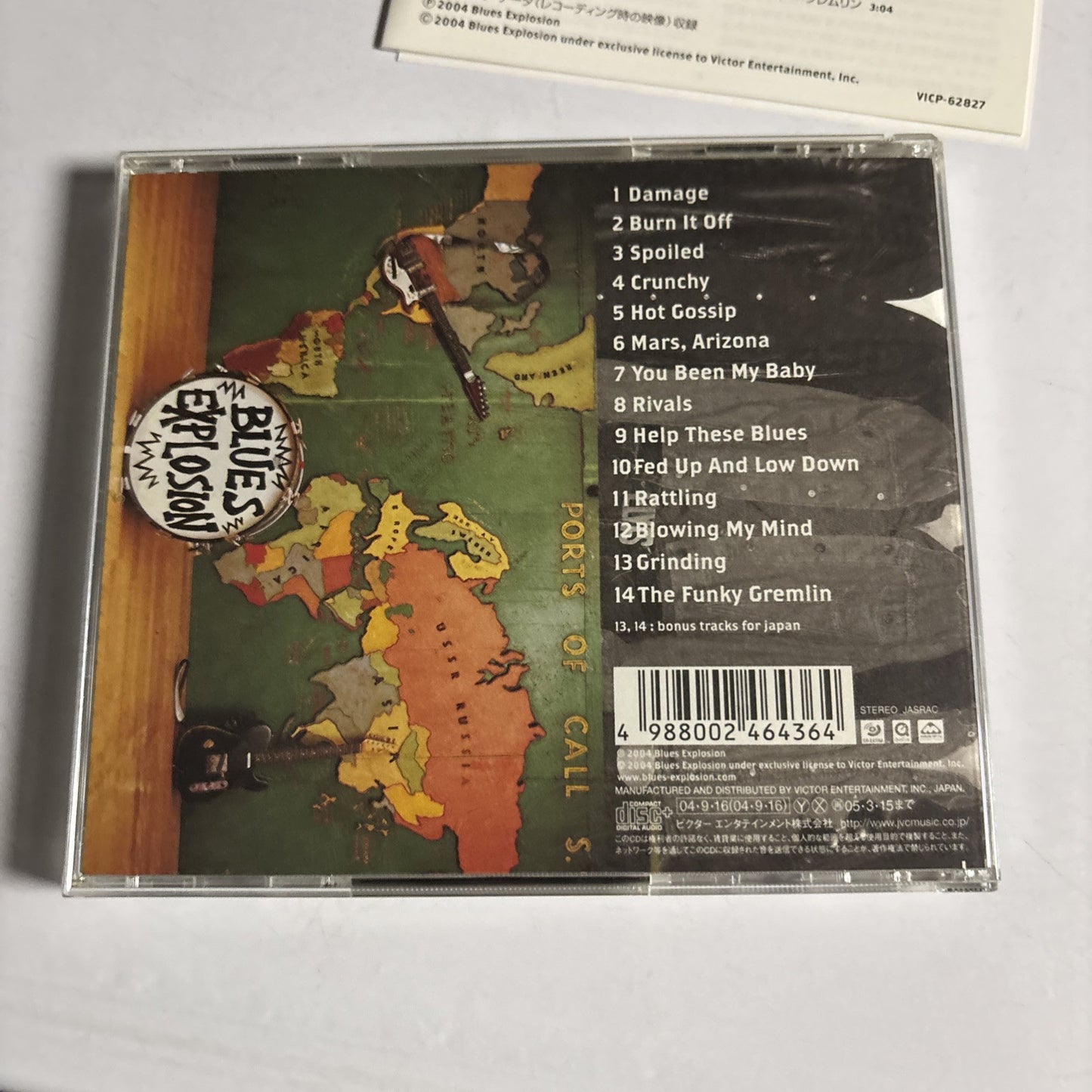 The Jon Spencer Blues Explosion - Damage (CD, 2004) Japan Bonus Track VICP-62827
