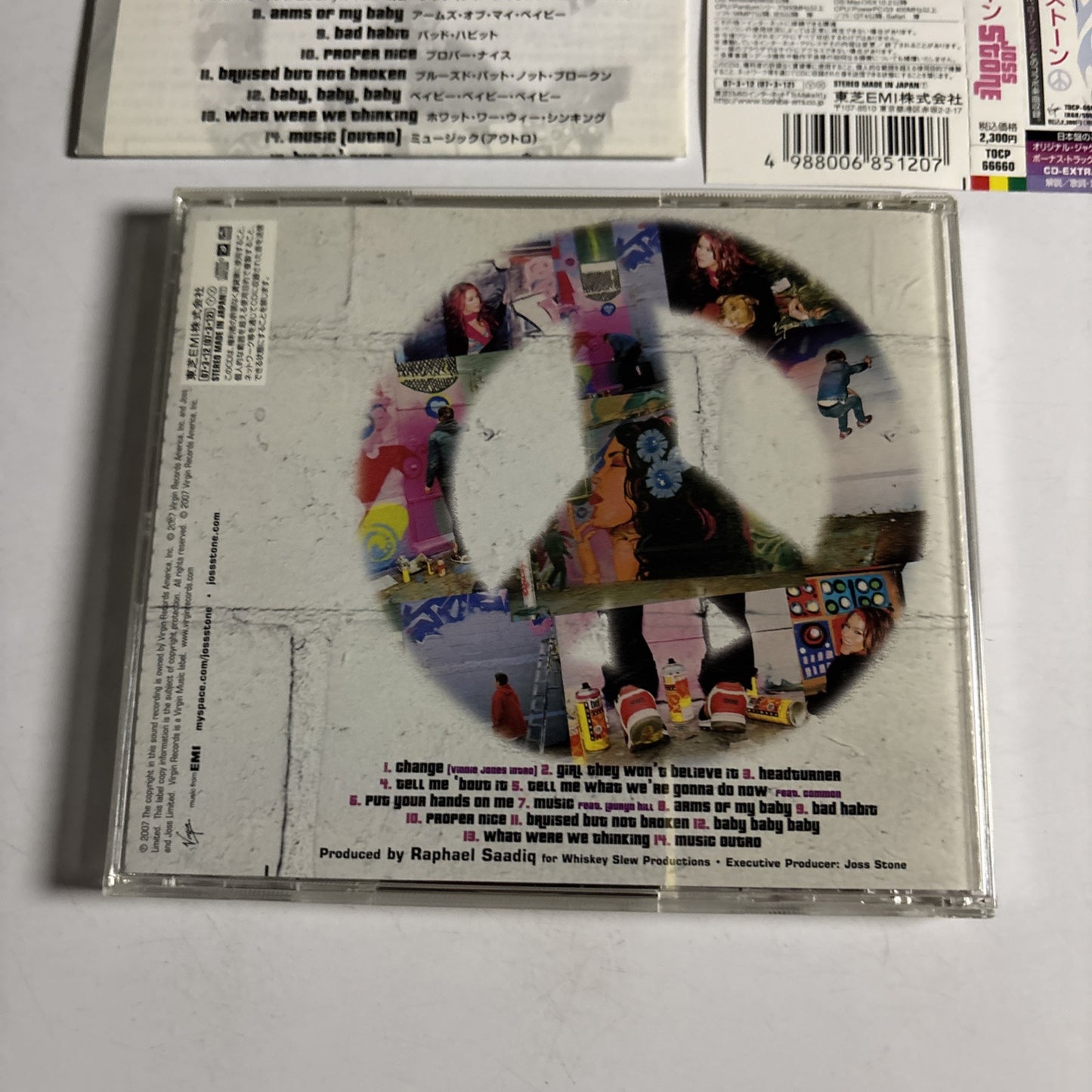 Joss Stone – Introducing Joss Stone (CD, 2007) Japan Bonus Track obi TOCP-66660