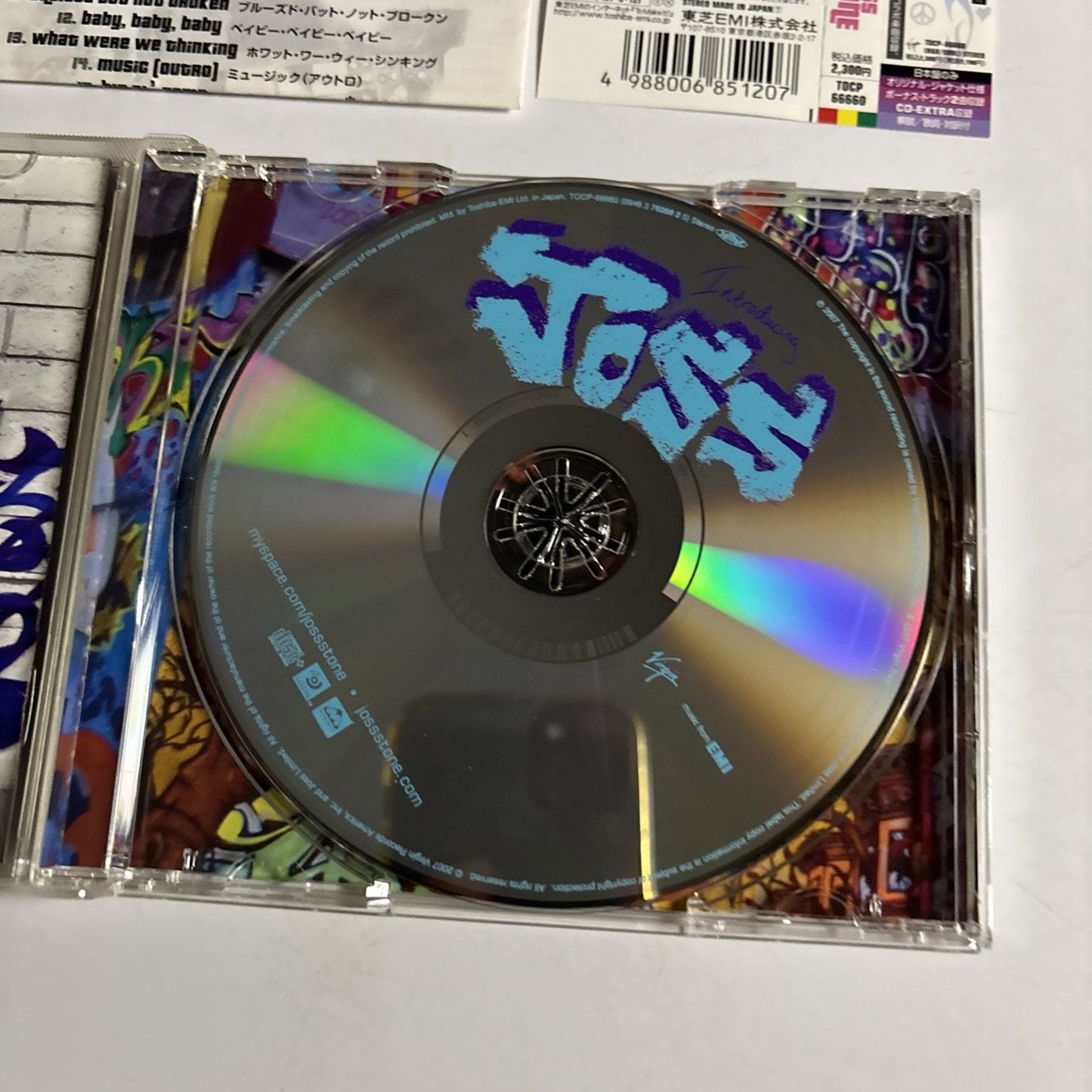 Joss Stone – Introducing Joss Stone (CD, 2007) Japan Bonus Track obi TOCP-66660