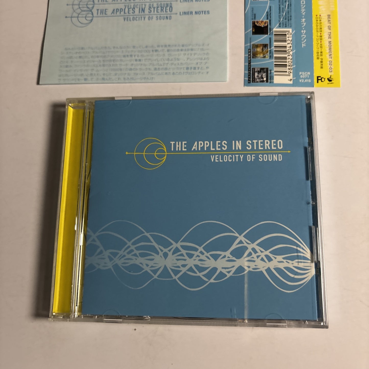 The Apples In Stereo – Velocity Of Sound (CD, 2002) Japan Bonus Track obi