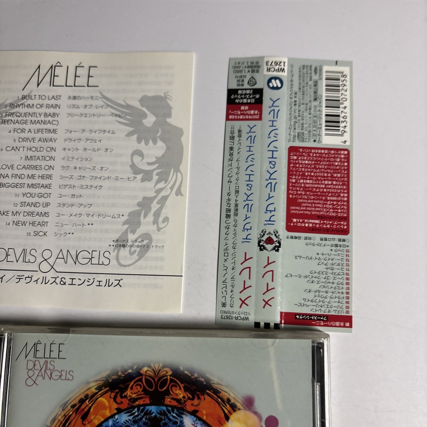 Mêlée – Devils & Angels (CD, 2007) Japan Bonus Track Obi WPCR-12673