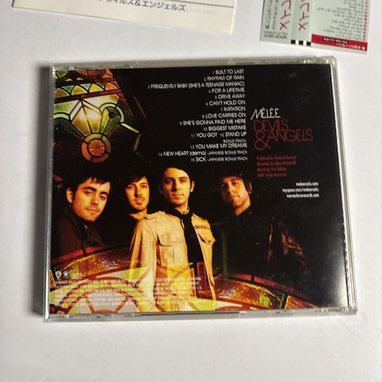Mêlée – Devils & Angels (CD, 2007) Japan Bonus Track Obi WPCR-12673