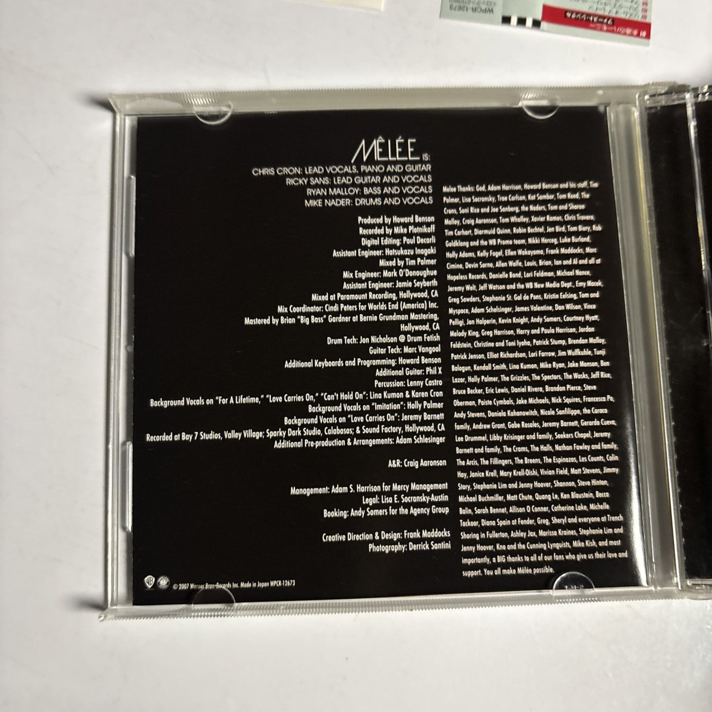 Mêlée – Devils & Angels (CD, 2007) Japan Bonus Track Obi WPCR-12673