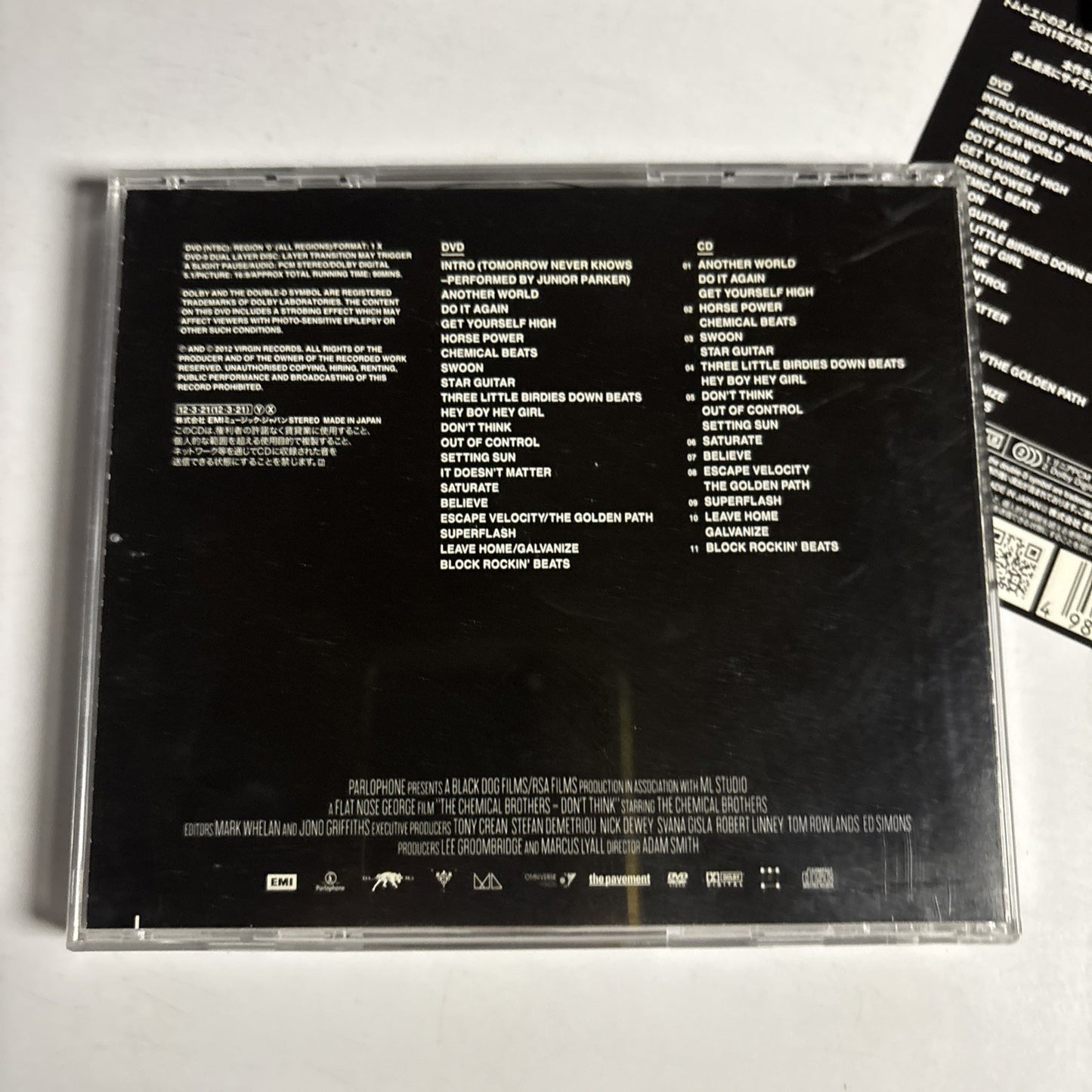 The Chemical Brothers Don't Think Live At Fuji Rock Festival CD DVD Japan Obi