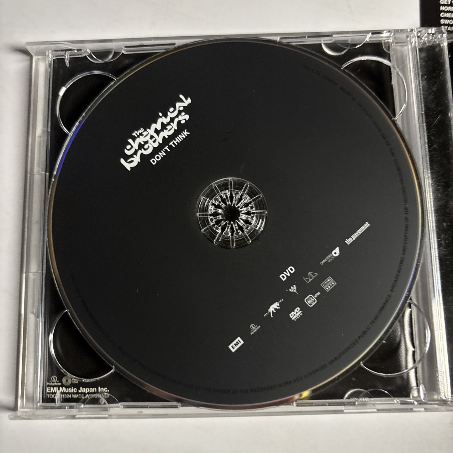 The Chemical Brothers Don't Think Live At Fuji Rock Festival CD DVD Japan Obi