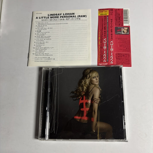 Lindsay Lohan – A Little More Personal (RAW) (CD, 2005) Japan obi UICU-9022