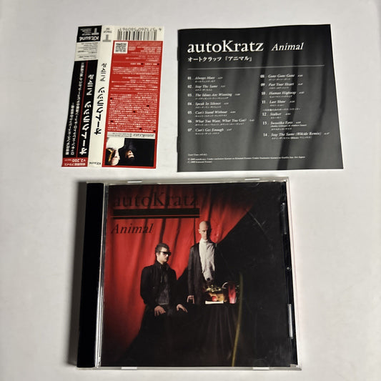AutoKratz – Animal (CD, 2009) Japan Bonus Track Obi TRCP 50
