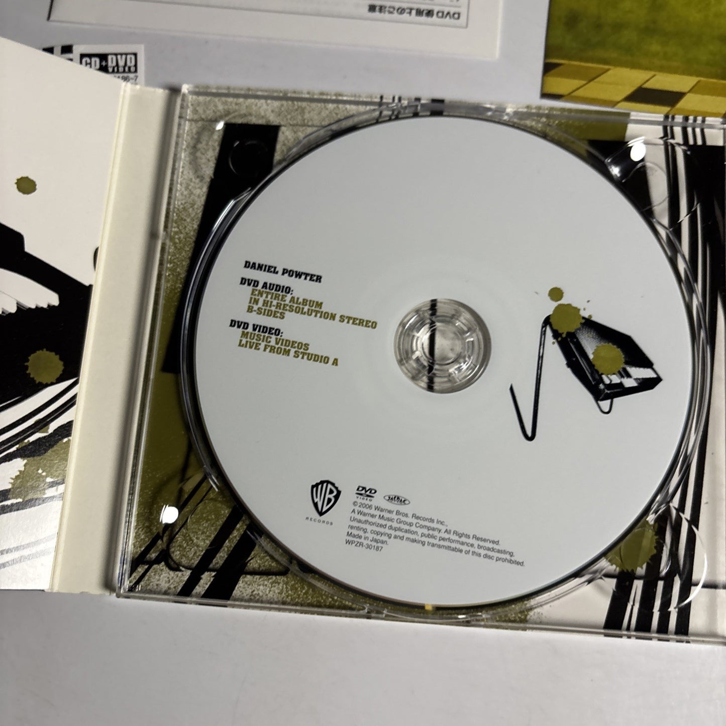 Daniel Powter – Daniel Powter (CD + DVD, 2006) Japan Bonus Track WPZR-30186/7