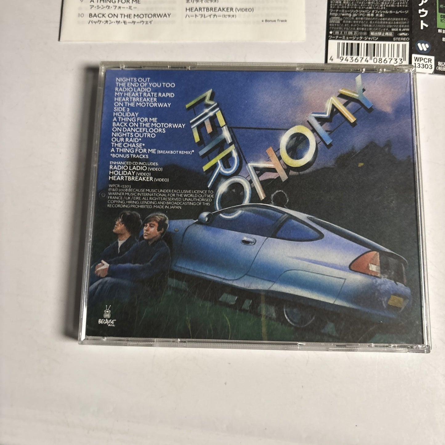 Metronomy – Nights Out (CD, 2009) Japan Bonus Track, Obi WPCR-13303