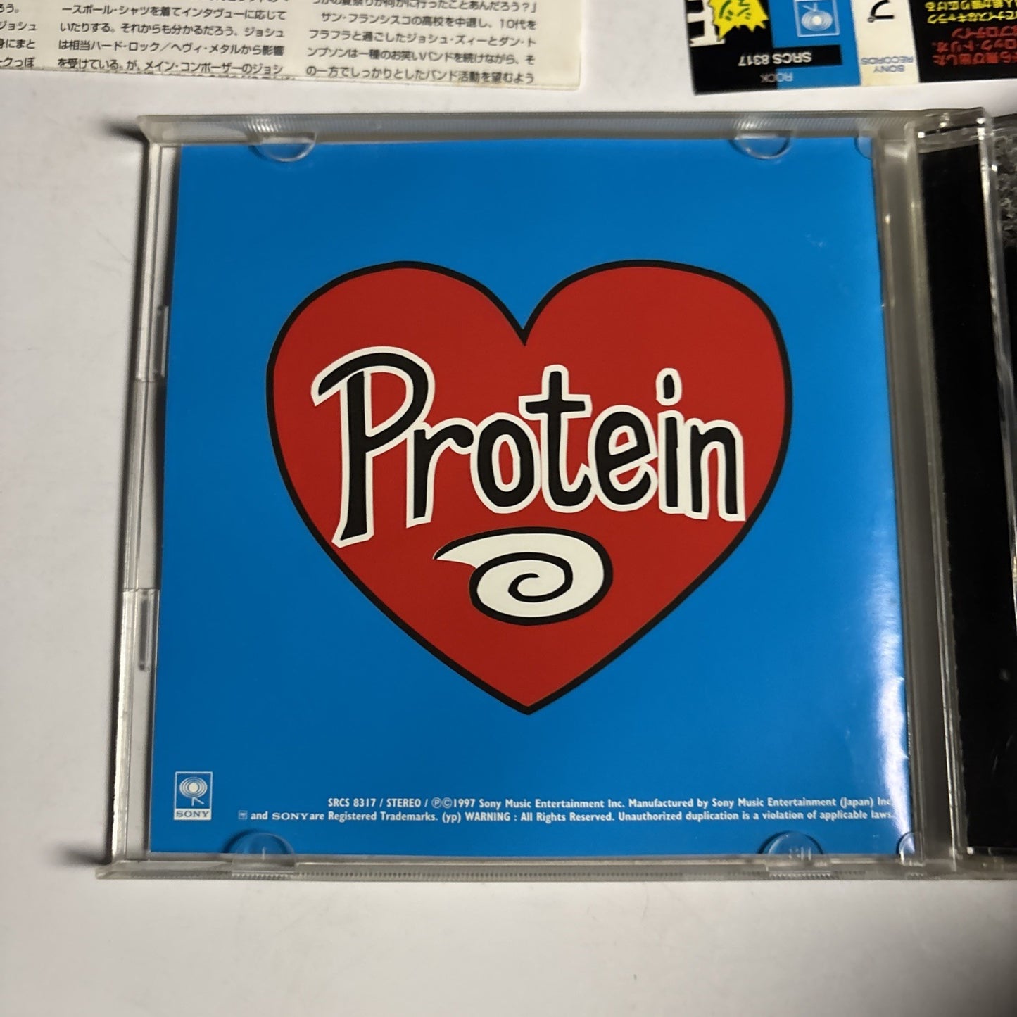 Protein – Ever Since I Was A Kid (CD, 1997) Japan obi SRCS 8317