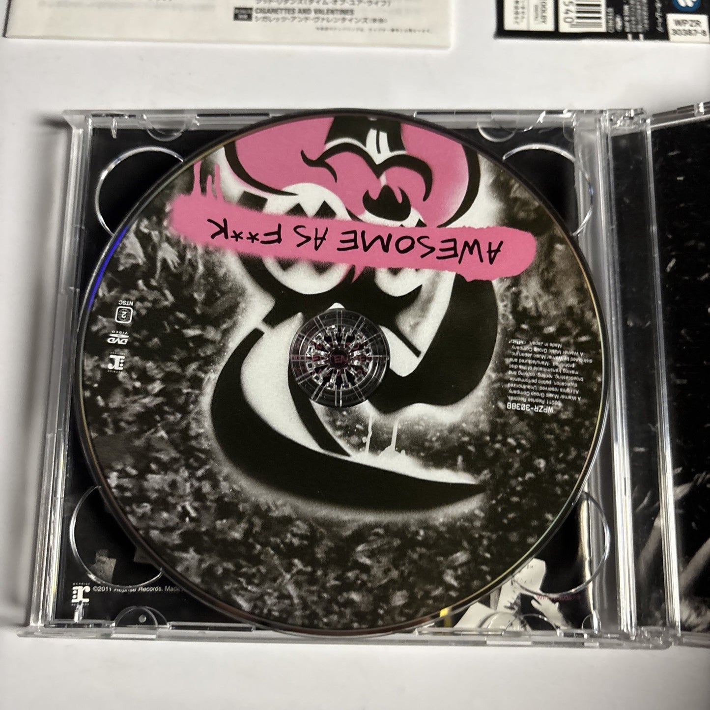 Green Day – Awesome As F**k (CD + DVD, 2011) Japan Obi DVD WPZR-30387-8