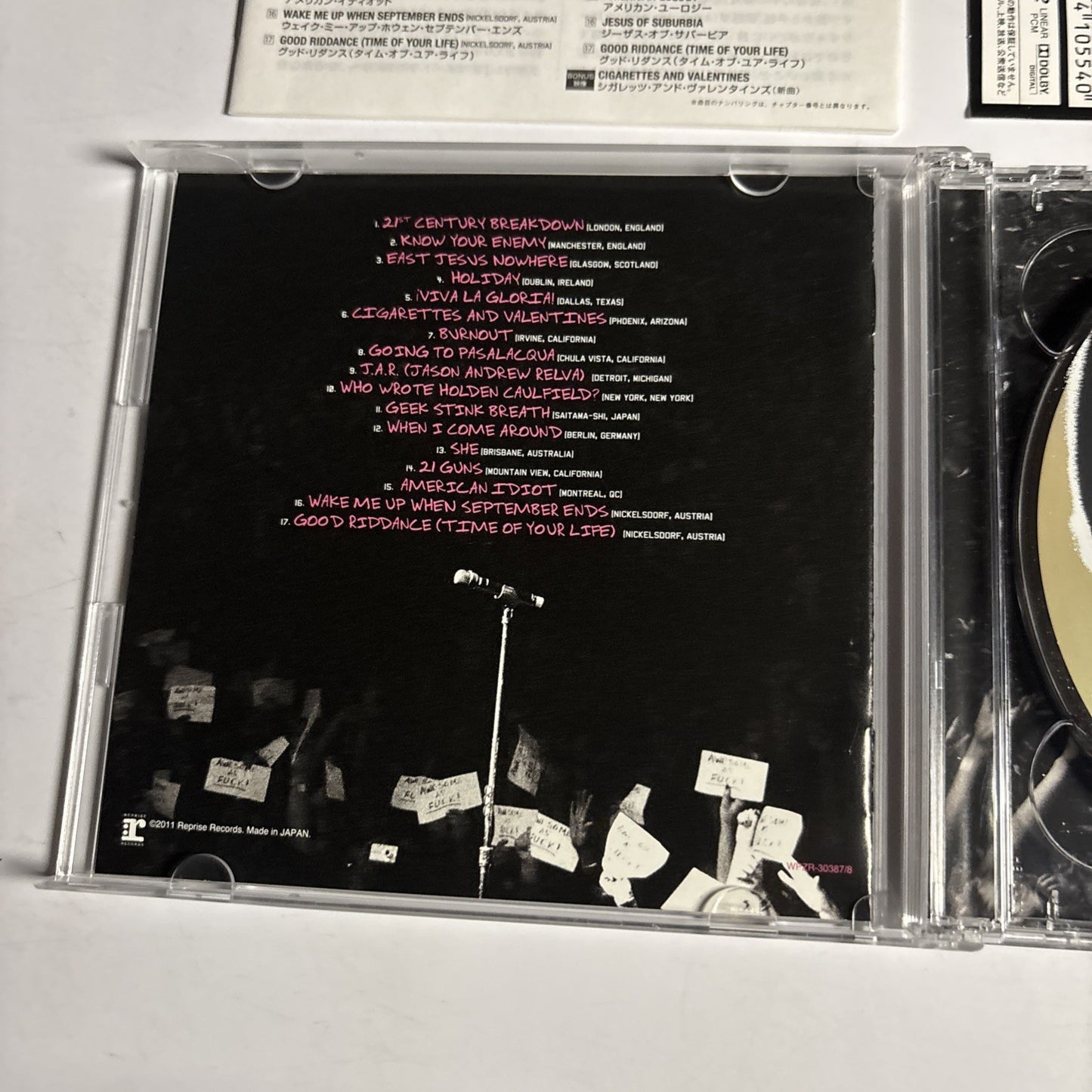 Green Day – Awesome As F**k (CD + DVD, 2011) Japan Obi DVD WPZR-30387-8