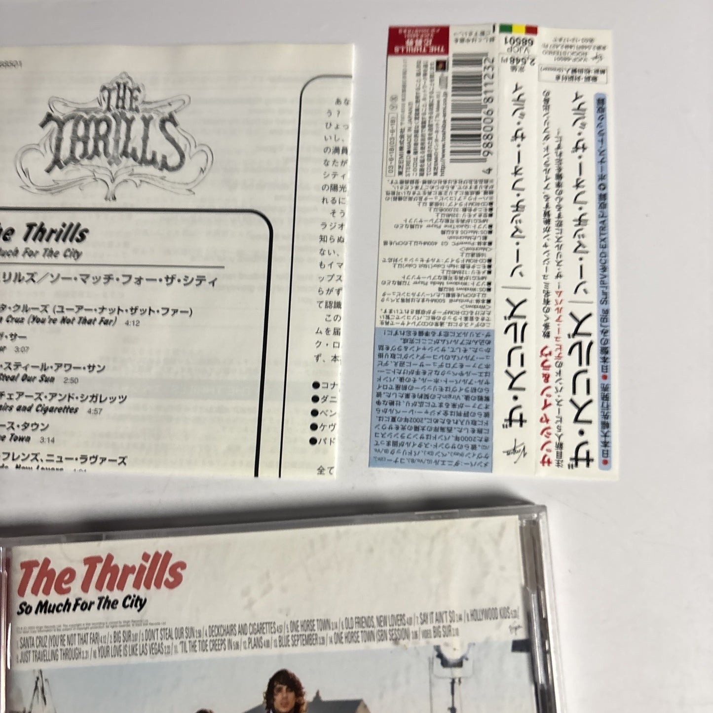 The Thrills – So Much For The City (CD, 2003) Japan obi VJCP-68501
