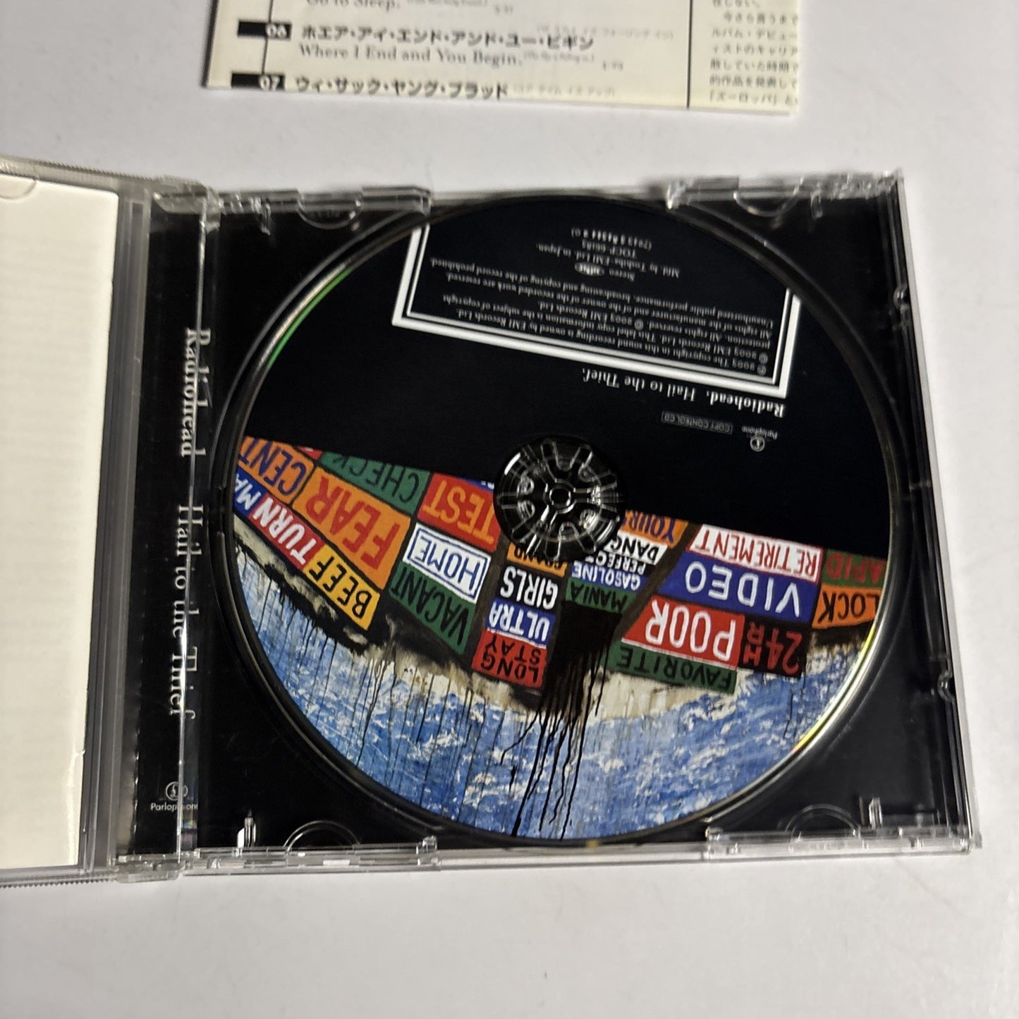 Radiohead – Hail To The Thief (CD, 2003) Japan Bonus Track TOCP-66185