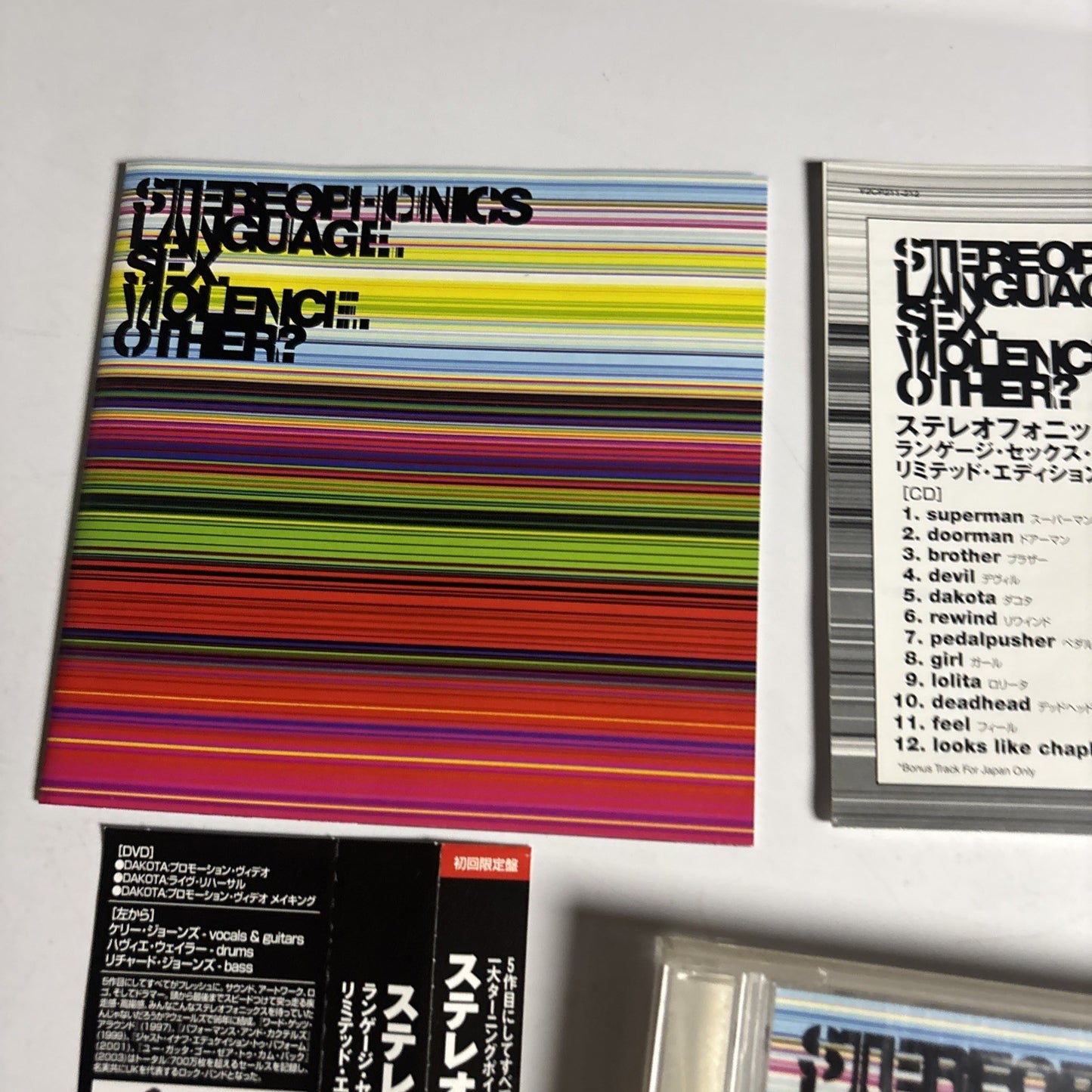 Stereophonics – Language. Sex. Violence. Other? (CD 2005) Japan obi V2CP-211/212