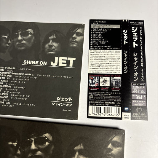 Jet  – Shine On (CD, 2006) Japan Bonus Track Obi Digipak WPCR-12450