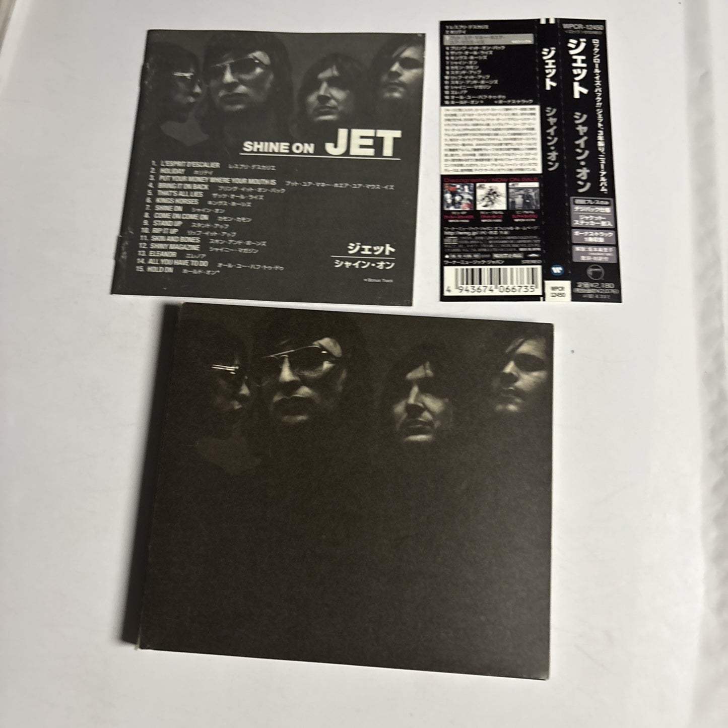 Jet  – Shine On (CD, 2006) Japan Bonus Track Obi Digipak WPCR-12450