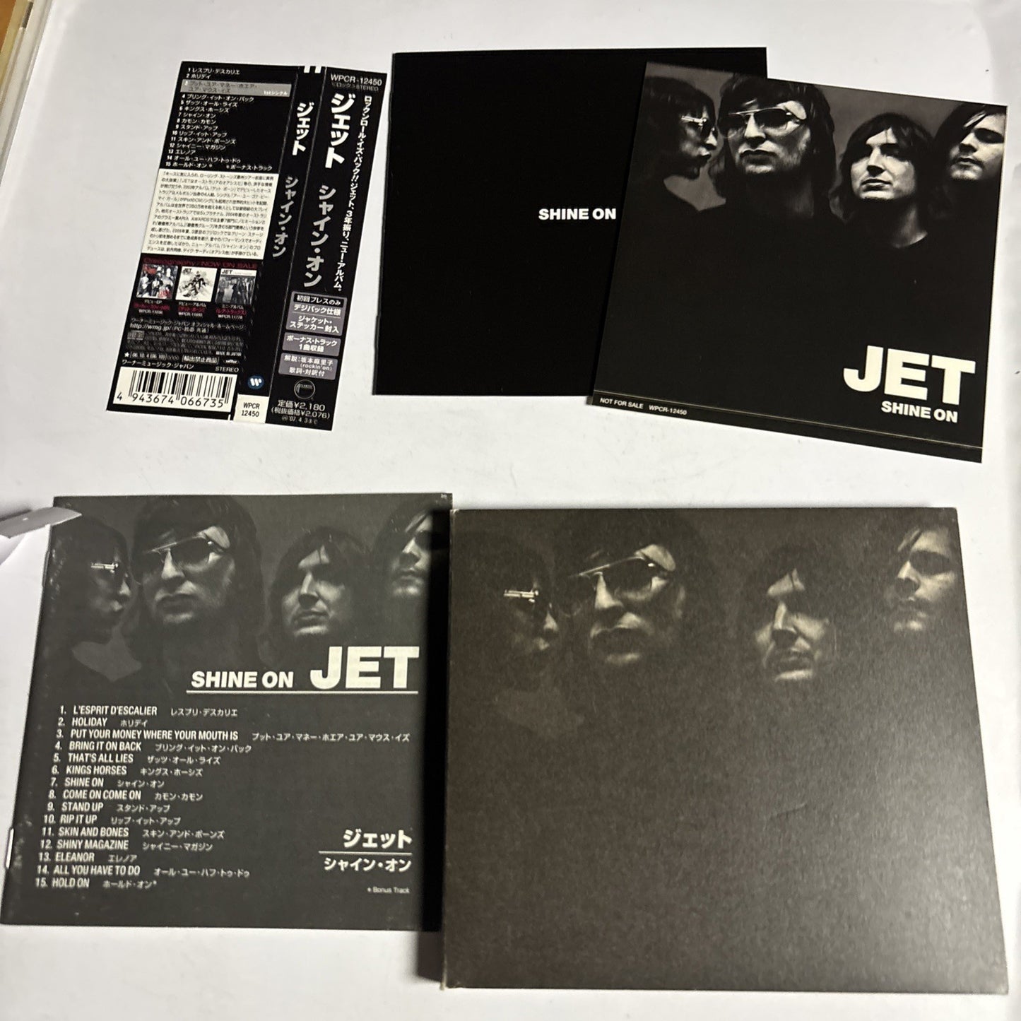 Jet  – Shine On (CD, 2006) Japan Bonus Track Obi Digipak WPCR-12450