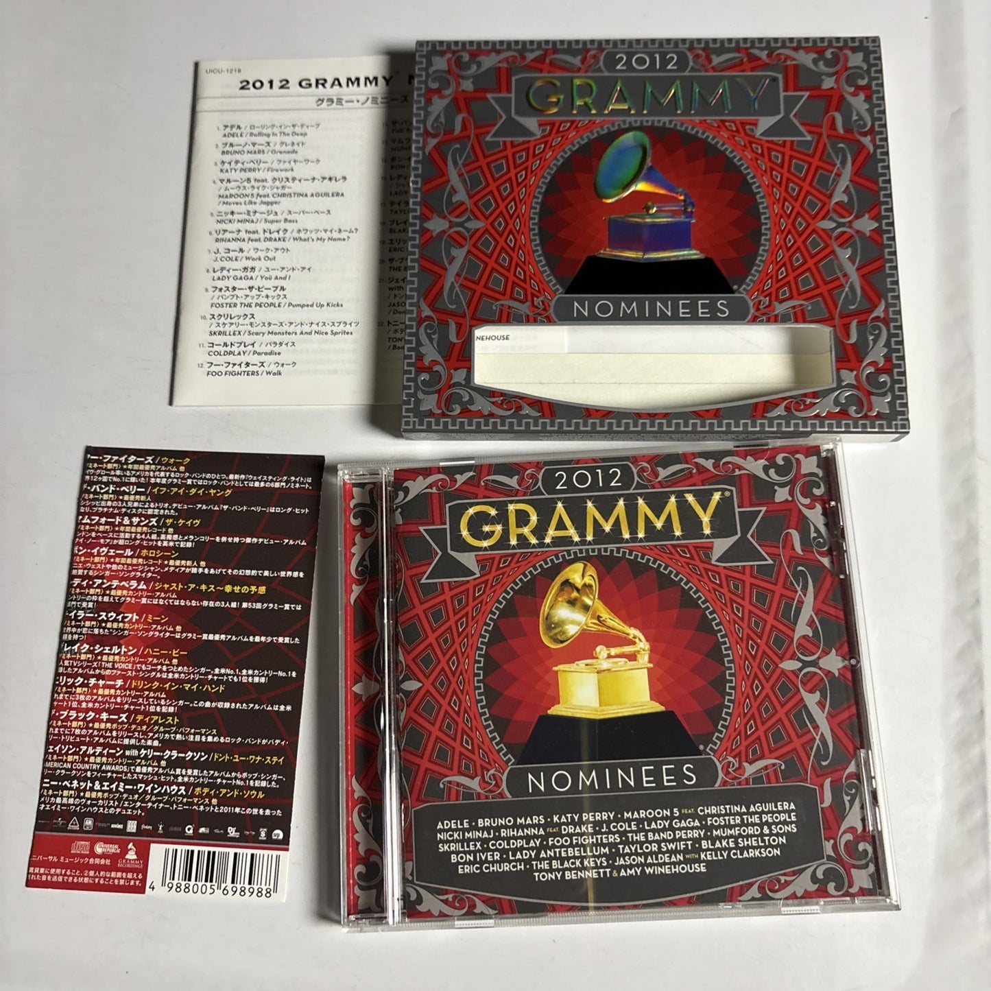 Various – 2012 Grammy Nominees (CD, 2012) Japan obi UICU-1218