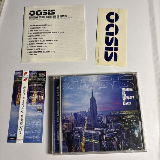 Oasis – Standing On The Shoulder Of Giants (CD, 2000) Japan Obi Sticker