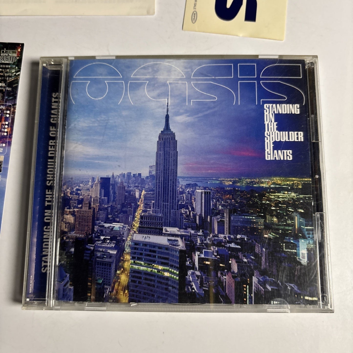 Oasis – Standing On The Shoulder Of Giants (CD, 2000) Japan Obi Sticker