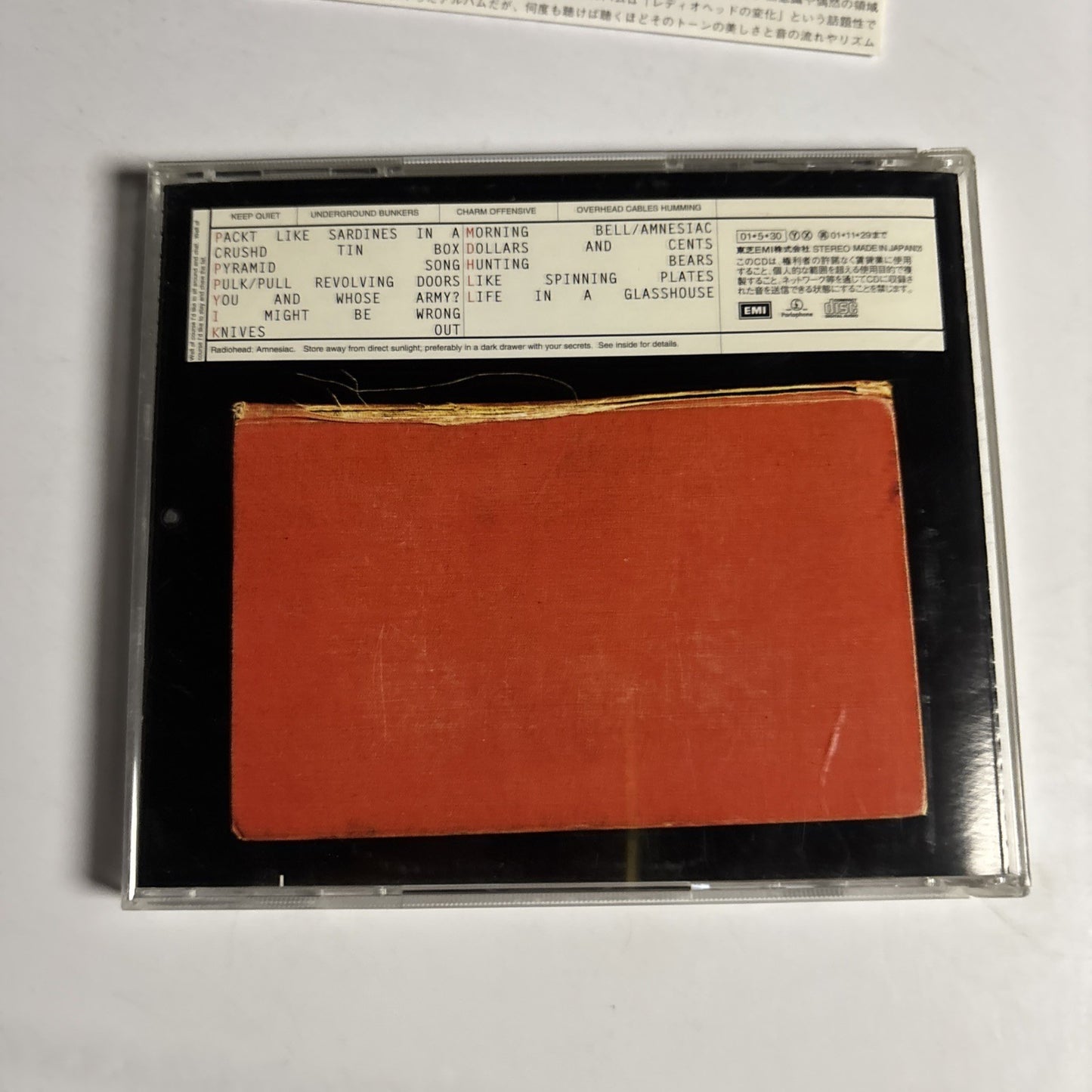Radiohead – Amnesiac  (CD, 2001) Japan TOCP-65800
