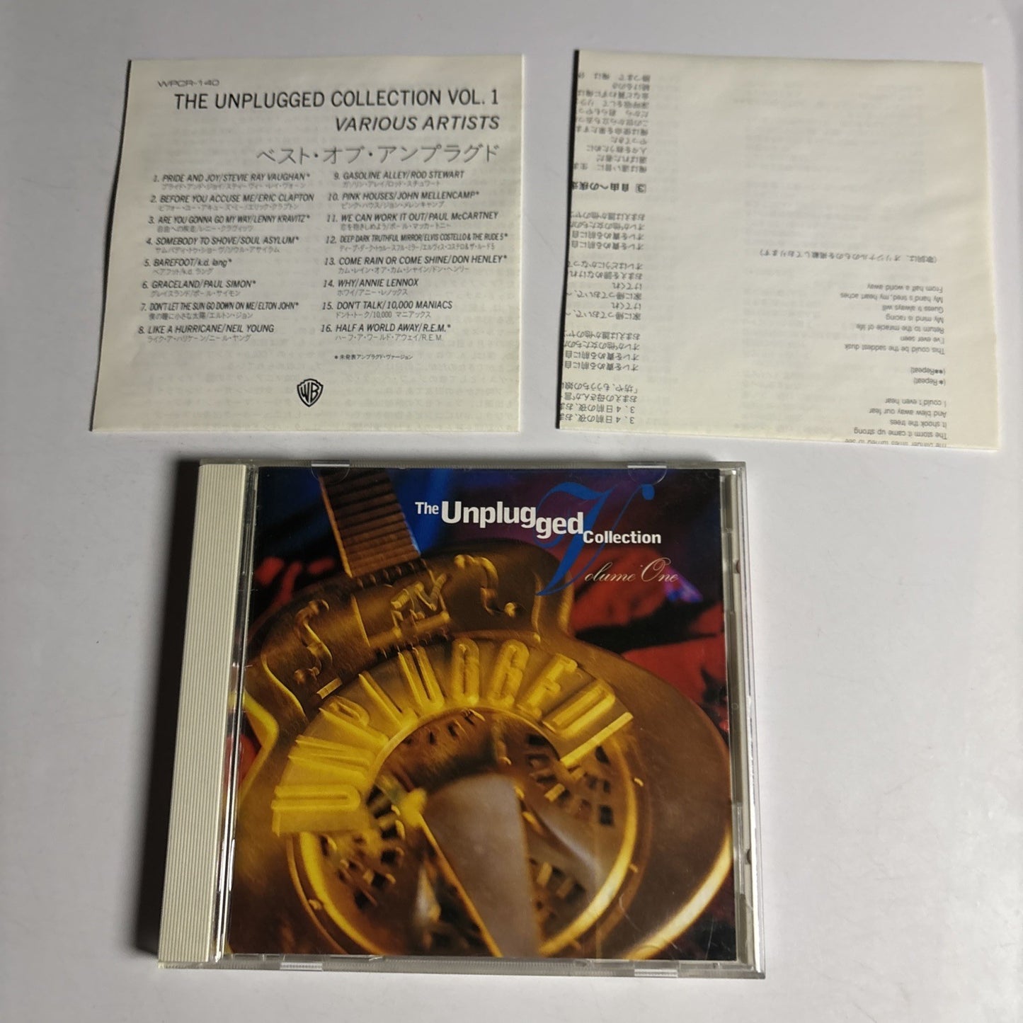 Various – The Unplugged Collection: Volume One (CD, 1994) Japan WPCR-140