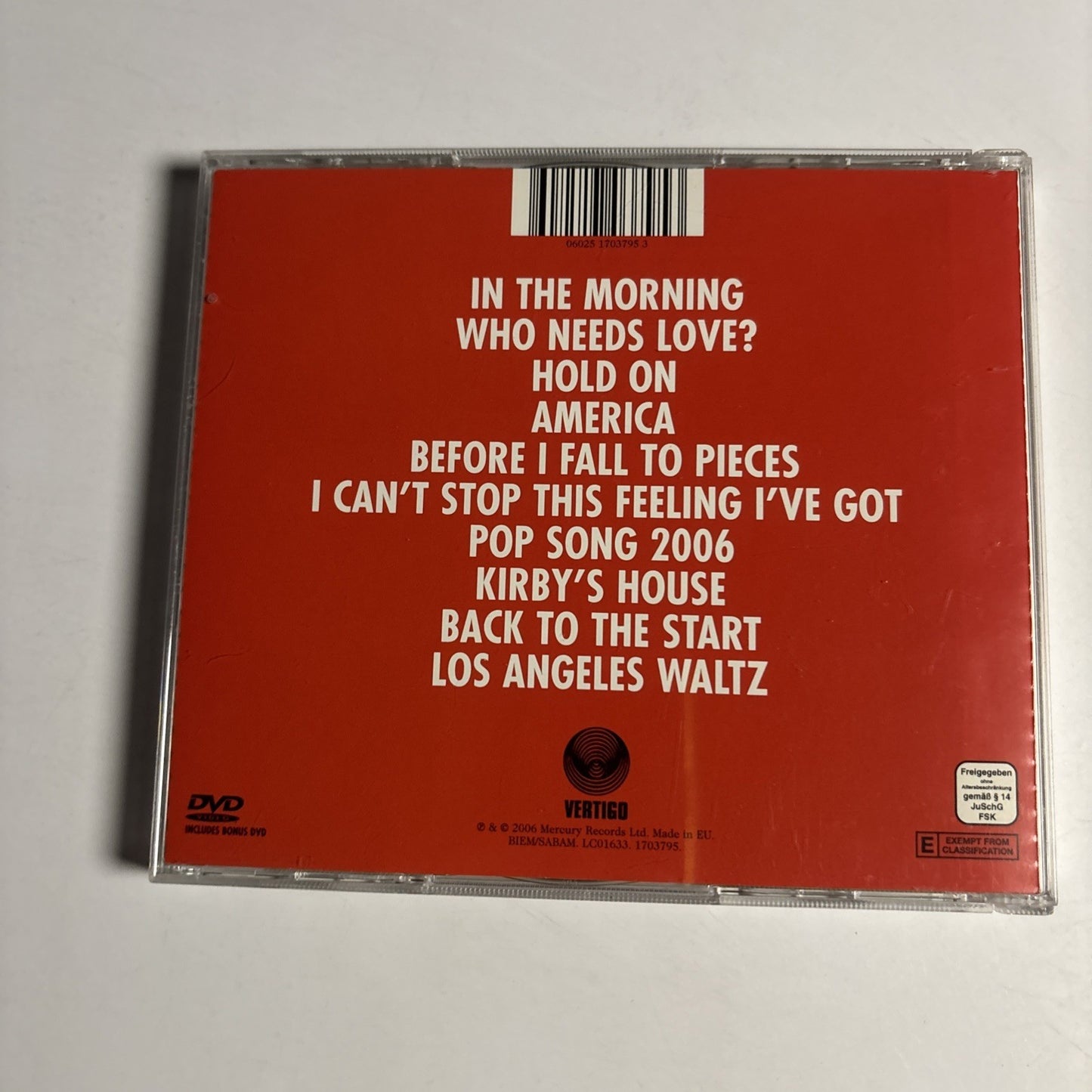 Razorlight – Razorlight (CD + DVD, 2006) Europe DVD 1703795
