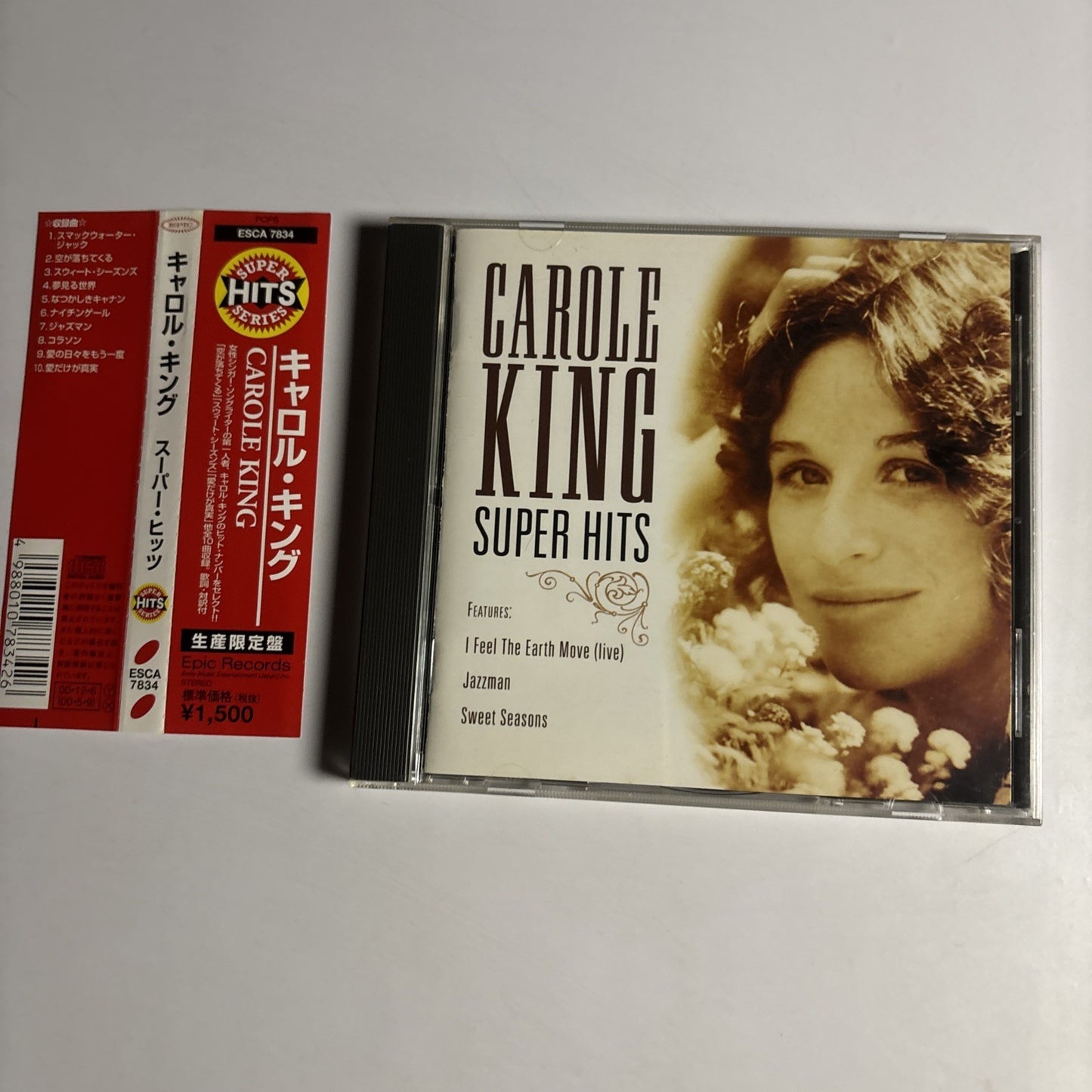 Carole King – Super Hits (CD, 2000) Japan obi ESCA 7834