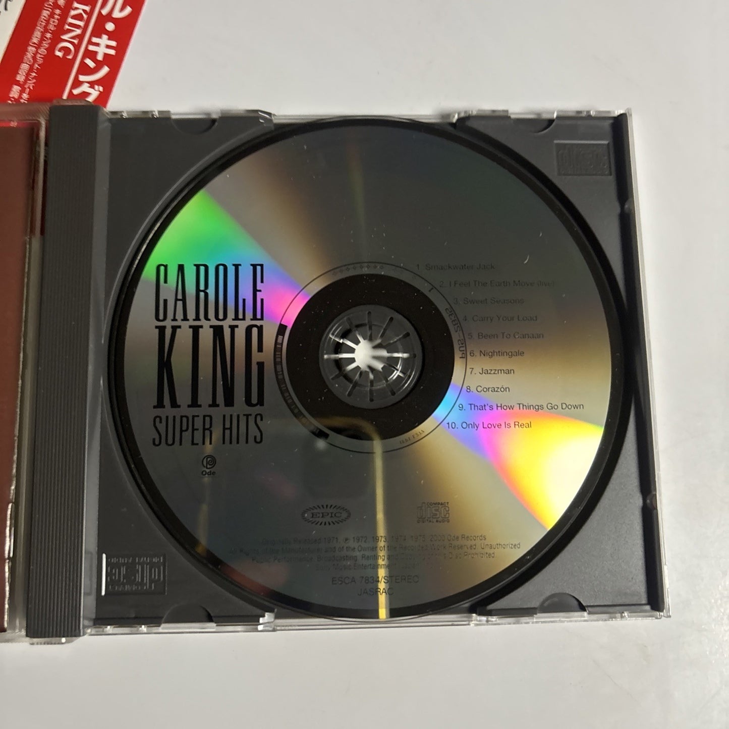 Carole King – Super Hits (CD, 2000) Japan obi ESCA 7834