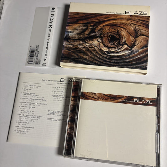 Blaze – Spiritually Speaking (CD, 2002) Japan Bonus Track Obi VICP-62068